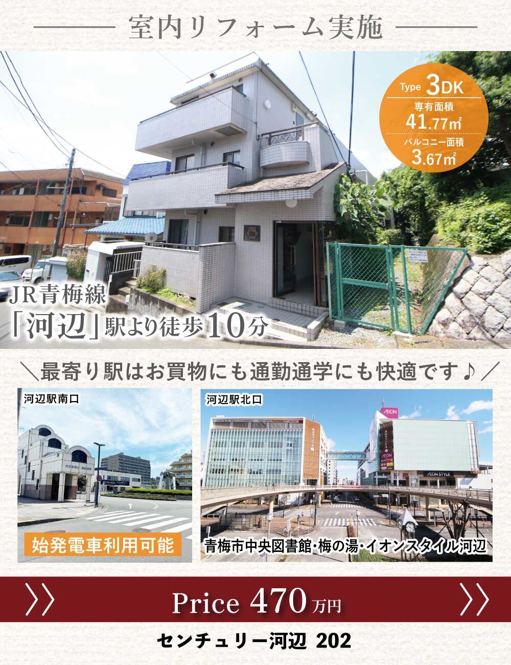 センチュリー河辺202